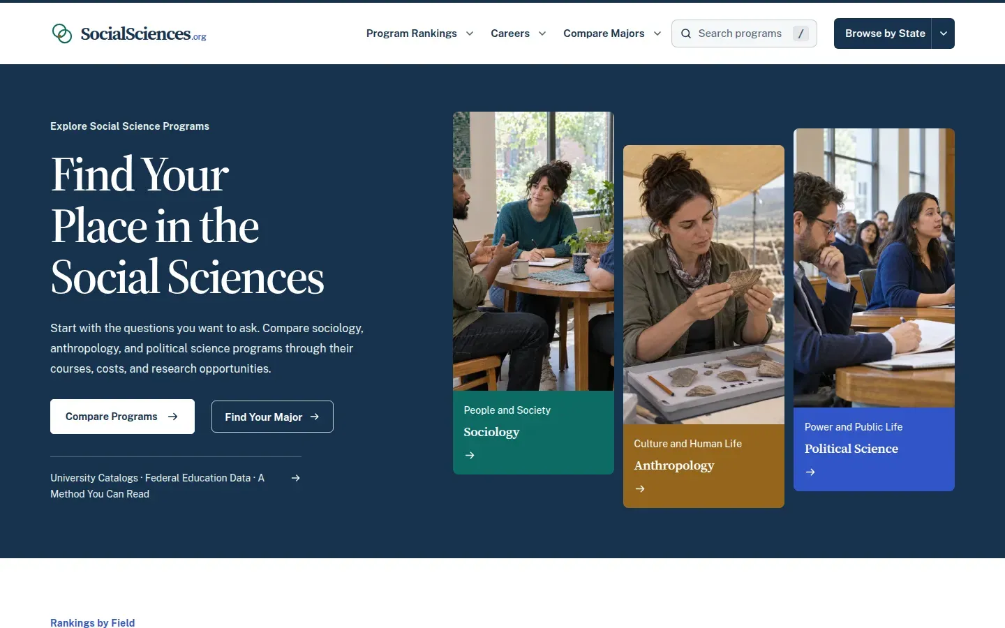 SocialSciences.org website screenshot