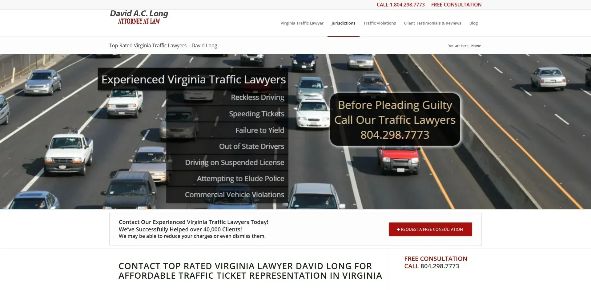 David A.C. Long attorney website