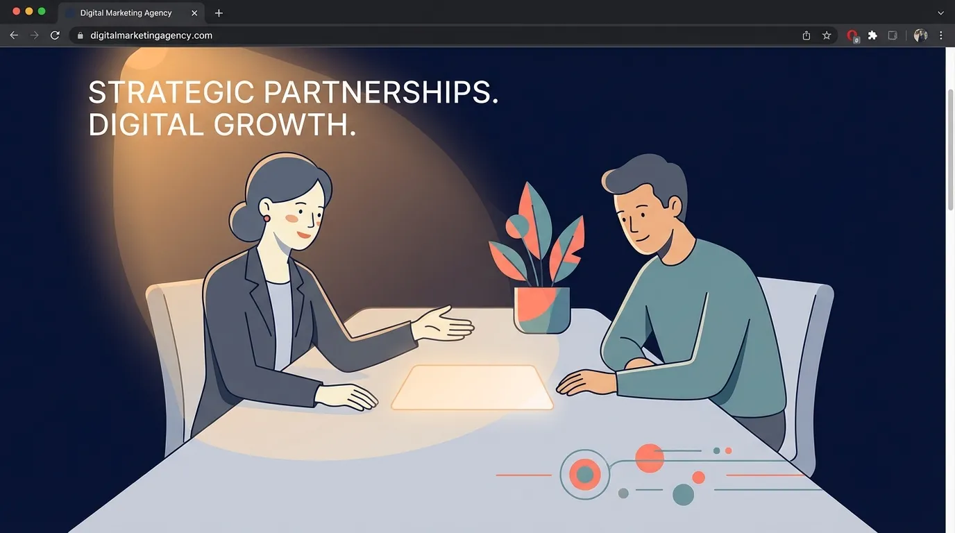 Business advisor collaborating alongside a client as a trusted partner rather than a traditional sales rep