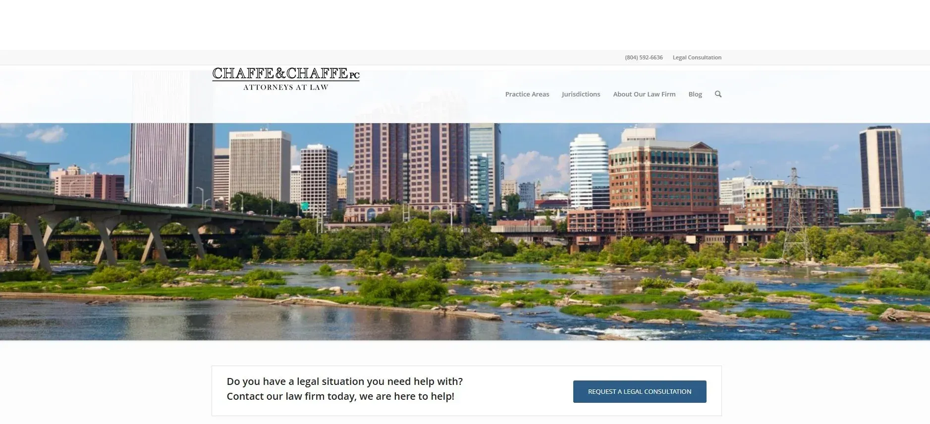Chaffe & Chaffe website screenshot