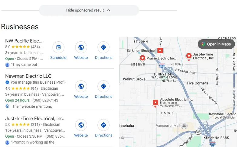Newman Electric #1 for 'commercial electrician vancouver wa'